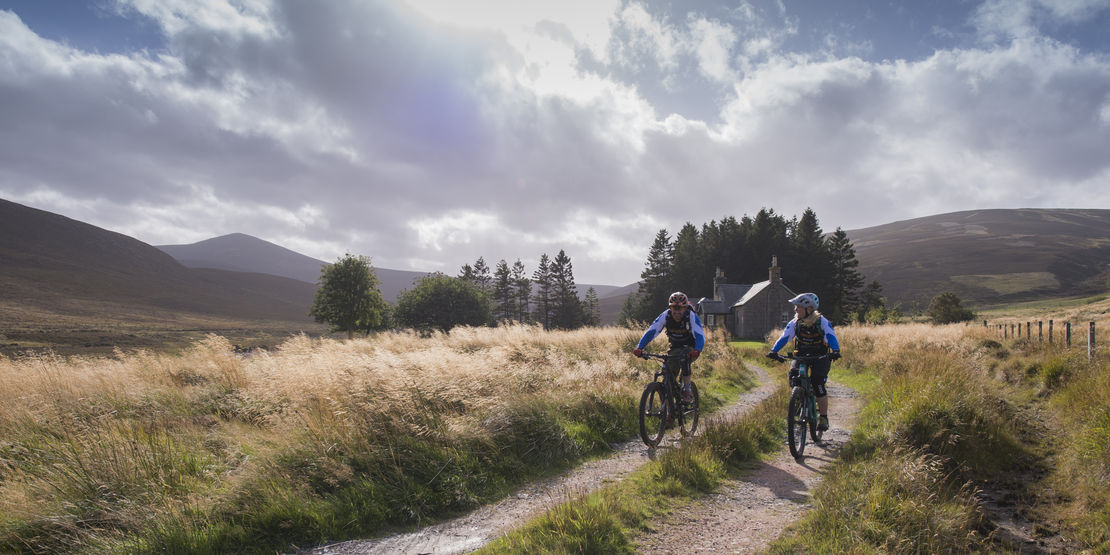 Best country side cycling destination Scotland Glen Tanar